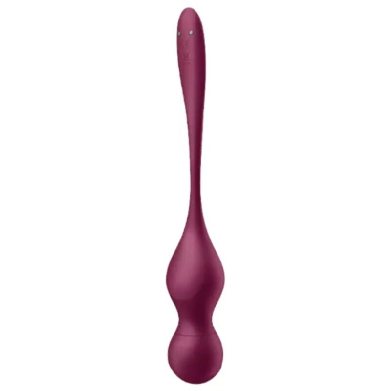 SATISFYER - LOVE BIRDS VARY WIBRUJĄCE KULKI DARMOWA APLIKACJA WINNA CZERWIEŃ