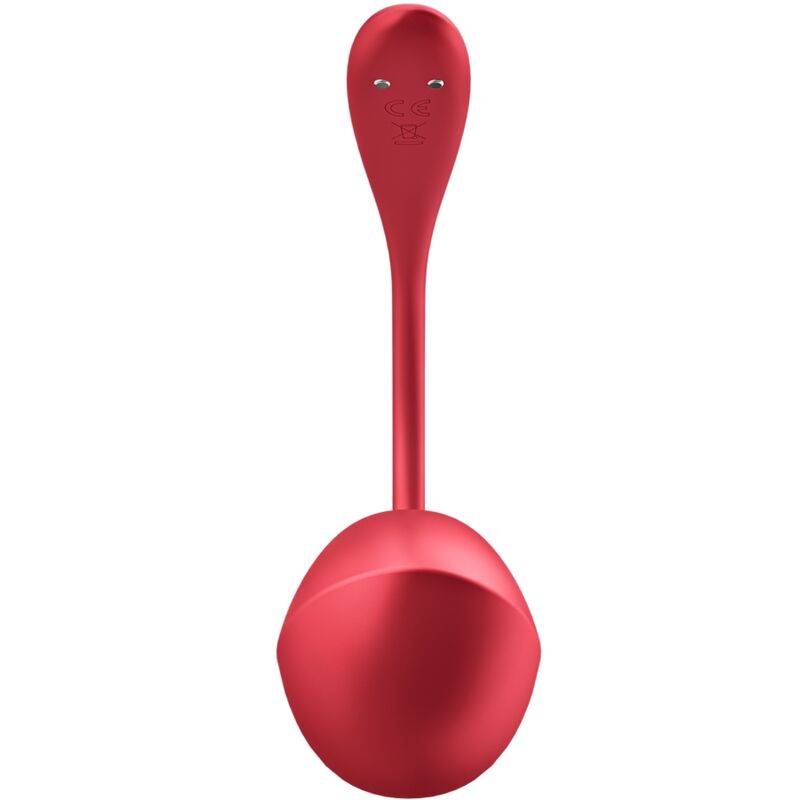 SATISFYER - BŁYSZCZĄCY PŁATEK STYMULATOR PUNKTU G Z PILOTEM CZERWONY BEZPŁATNA APLIKACJA