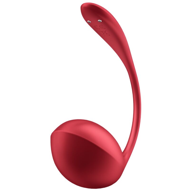SATISFYER - BŁYSZCZĄCY PŁATEK STYMULATOR PUNKTU G Z PILOTEM CZERWONY BEZPŁATNA APLIKACJA