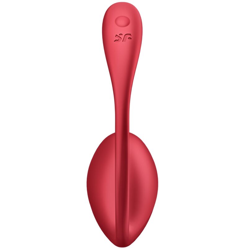 SATISFYER - BŁYSZCZĄCY PŁATEK STYMULATOR PUNKTU G Z PILOTEM CZERWONY BEZPŁATNA APLIKACJA