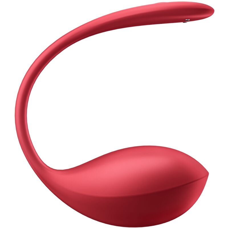 SATISFYER - BŁYSZCZĄCY PŁATEK STYMULATOR PUNKTU G Z PILOTEM CZERWONY BEZPŁATNA APLIKACJA
