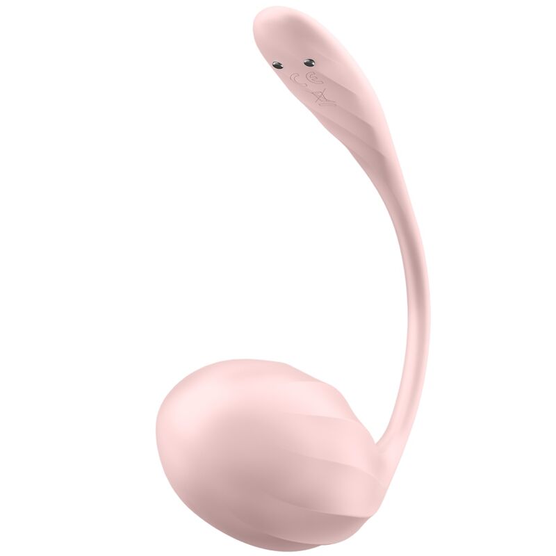 SATISFYER - ŻEBROWANY PŁATEK STYMULATOR PUNKTU G Z PILOTEM RÓŻA DARMOWA APLIKACJA
