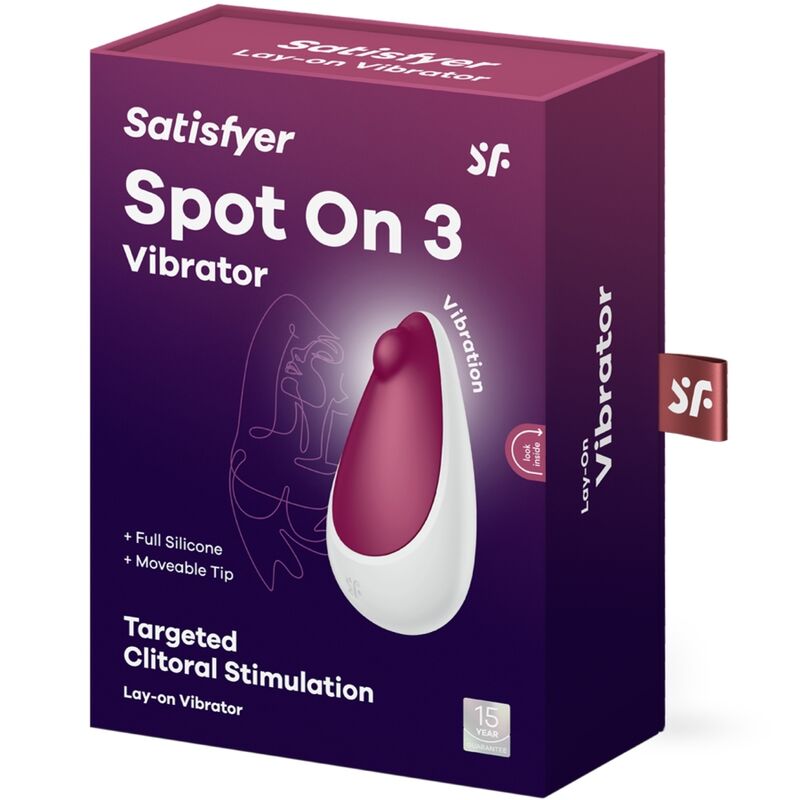 SATISFYER - STYMULATOR ŁECHTACZKI SPOT ON 3 BERRY