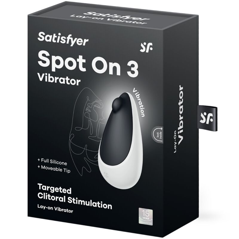 SATISFYER - SPOT ON 3 STYMULATOR ŁECHTACZKI CZARNY
