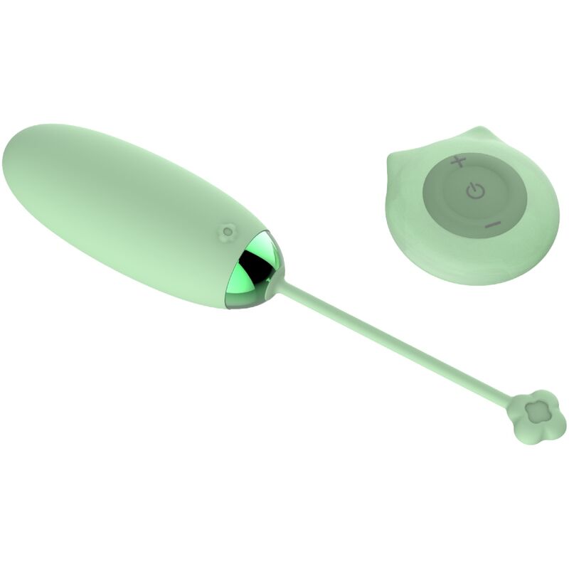 ARMONY - WIBRATOR JAJKO KITTY FUN Z PILOTEM 10 WIBRACJI ZIELONY