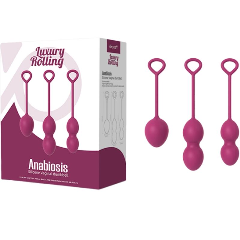 ARMONY - ANABIOSIS HANTEL WAGINALNY 3 POZIOMY BORDOWY