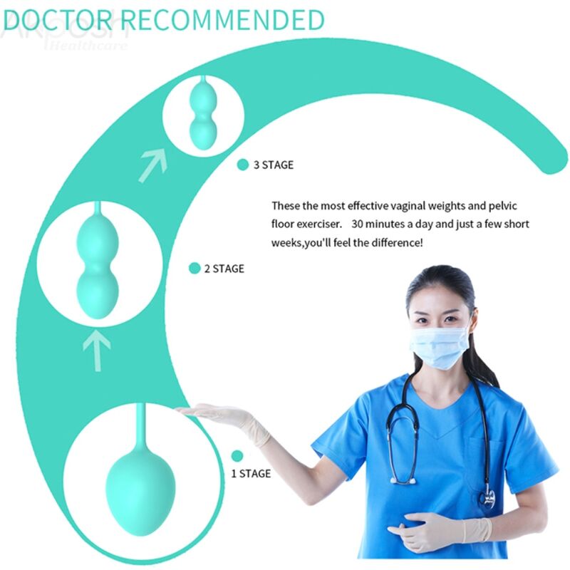 ARMONY - HANTEL DOPOCHWOWY ANABIOSIS 3 POZIOMY ZIELONY