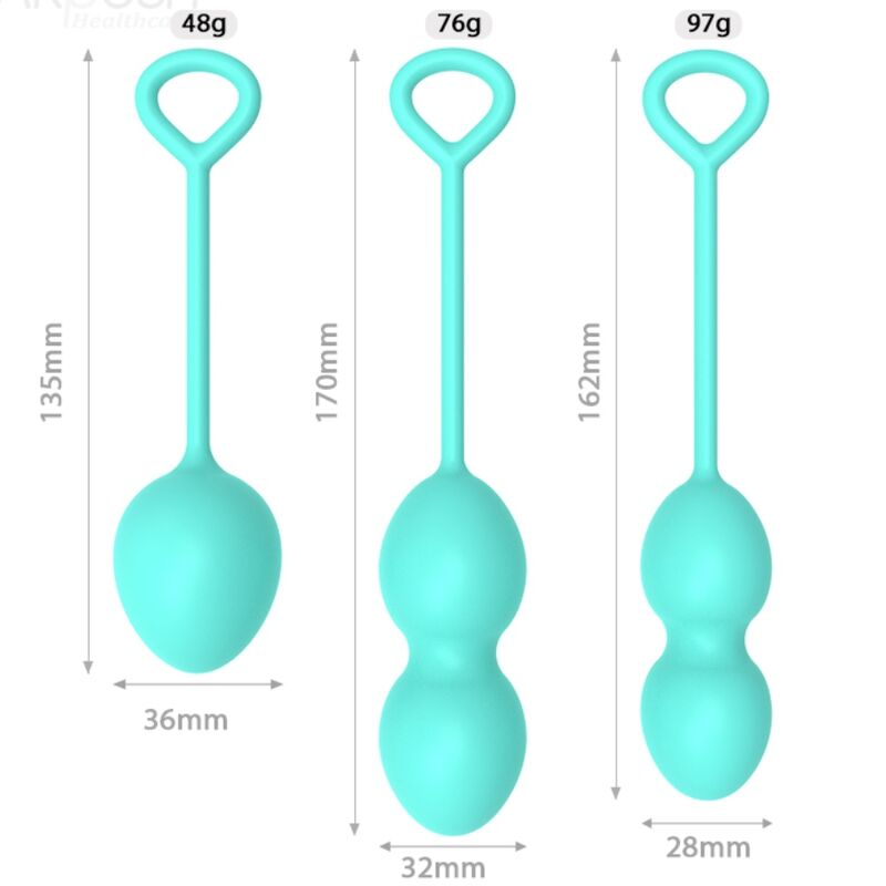 ARMONY - HANTEL DOPOCHWOWY ANABIOSIS 3 POZIOMY ZIELONY