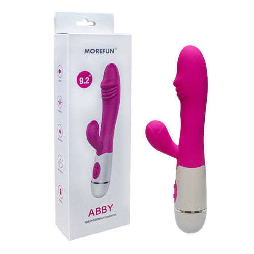 ARMONY - ABBY WIBRATOR I STYMULATOR 16 PRĘDKOŚCI RÓŻOWY