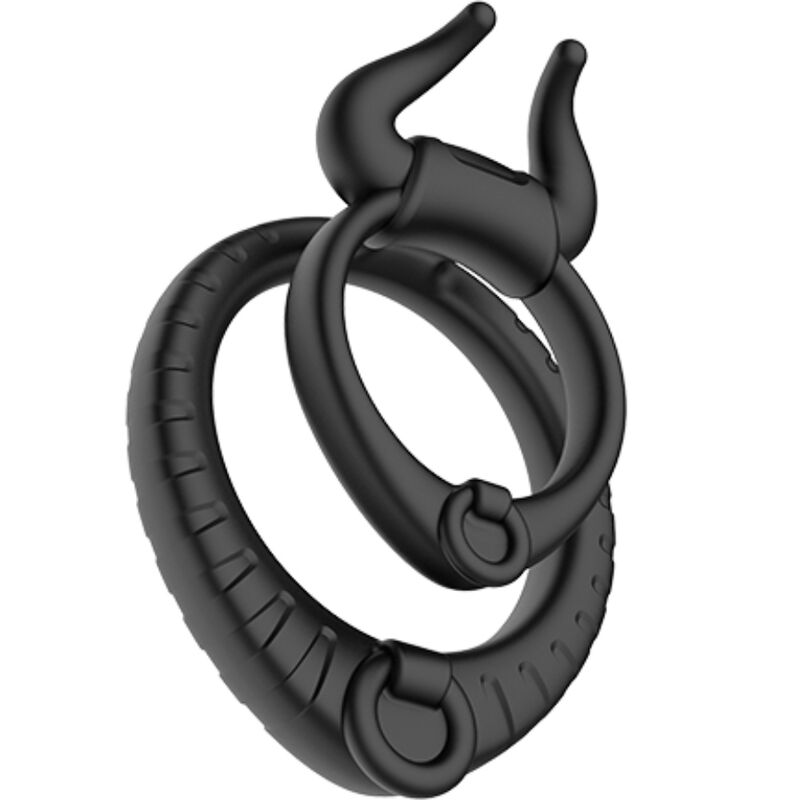 ARMONY - PIERŚCIEŃ BULL'S PASION CZARNY
