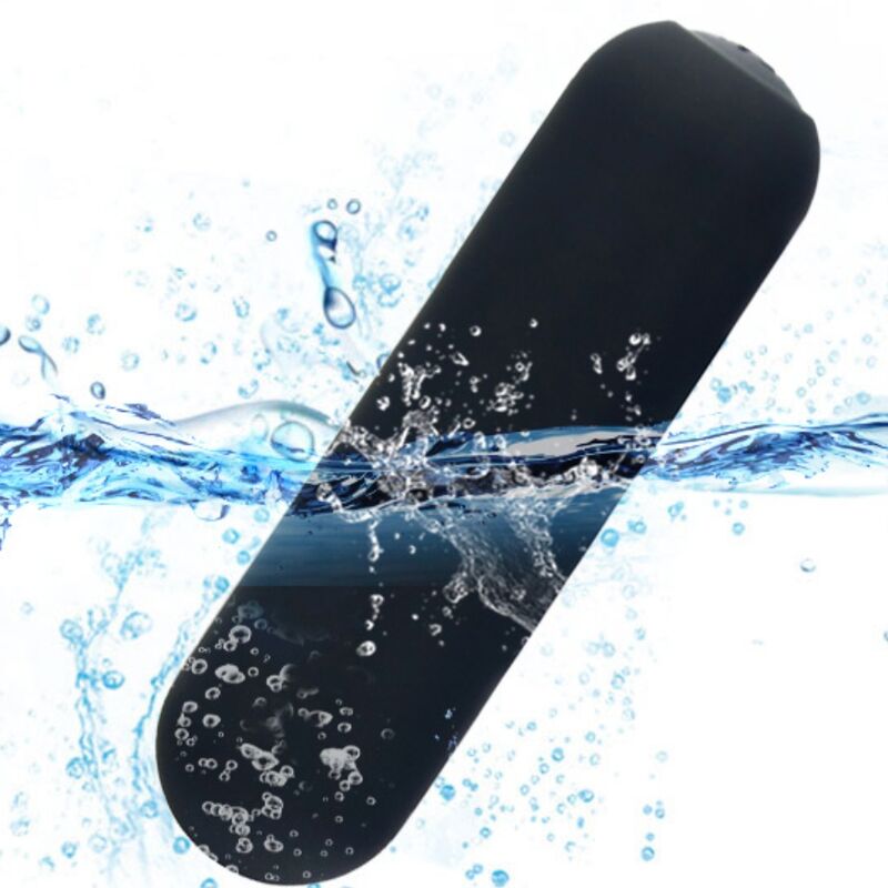 ARMONY - SPLASH JOIE WIBRATOR KULECZKA SILIKONOWA Z PILOTEM 10 WIBRACJI 75 X 19 CM CZARNY