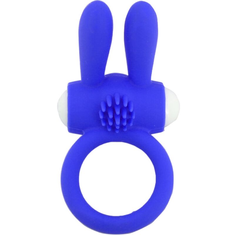 ARMONY - MR BUNNY WIBRATOR PIERŚCIENIOWY SILIKONOWY NIEBIESKI