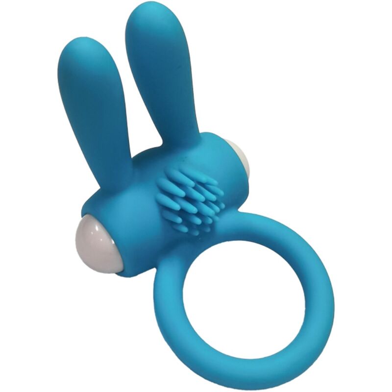 ARMONY - WIBRUJĄCY PIERŚCIEŃ EROTYCZNY MR BUNNY SILIKONOWY CZARNY