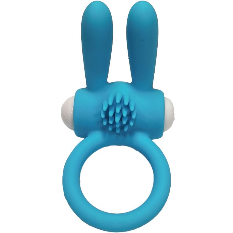 ARMONY - WIBRUJĄCY PIERŚCIEŃ EROTYCZNY MR BUNNY SILIKONOWY CZARNY