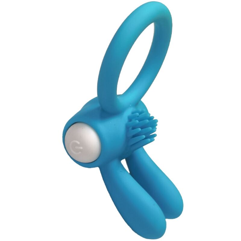 ARMONY - WIBRUJĄCY PIERŚCIEŃ EROTYCZNY MR BUNNY SILIKONOWY CZARNY