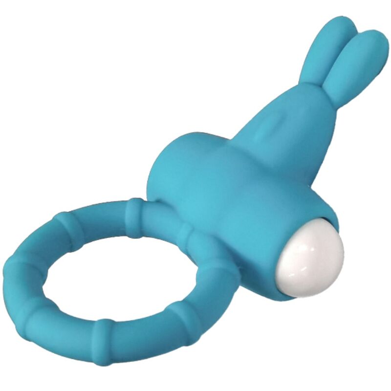 ARMONY - WIBRUJĄCY PIERŚCIEŃ SILIKONOWY MS BUNNY ZIELONY