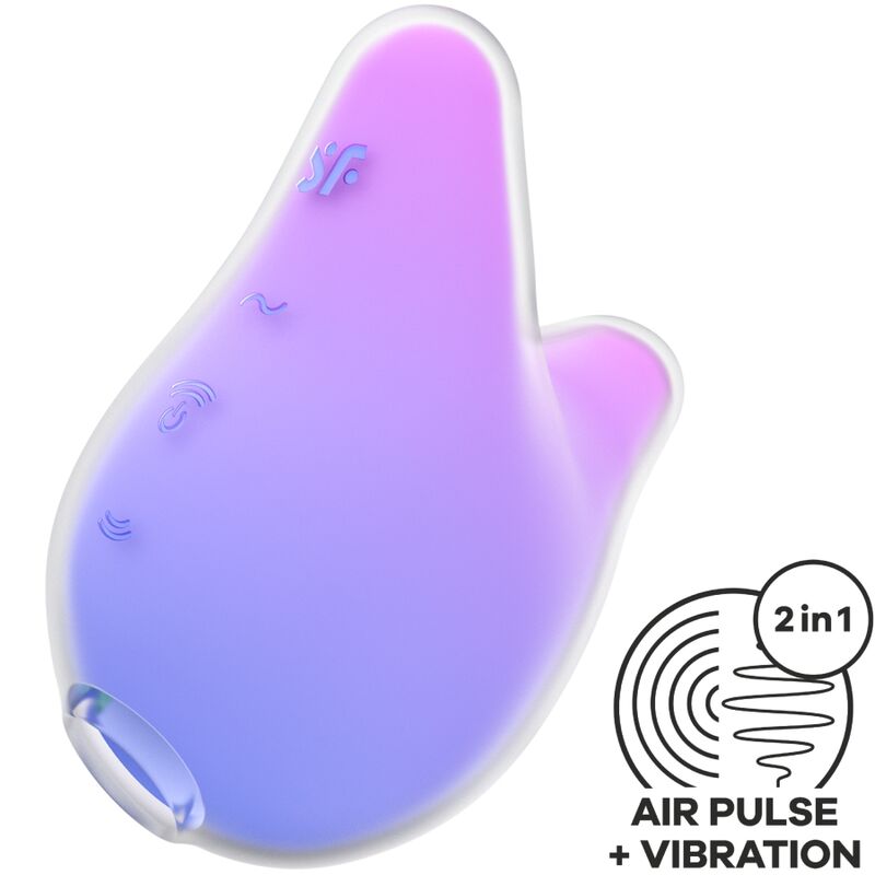 SATISFYER - MERMAID VIBES STYMULATOR I WIBRATOR FIOLETOWY I RÓŻOWY