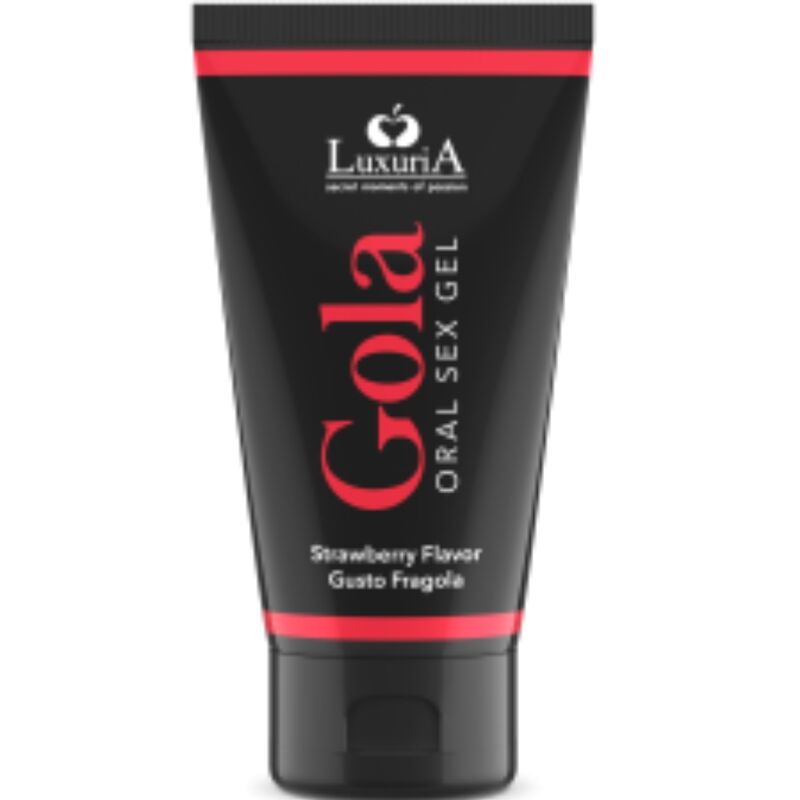 INTIMATELINE LUXURIA - ŻEL DO SEKSU ORALNEGO SMAK TRUSKAWKOWY 50 ML