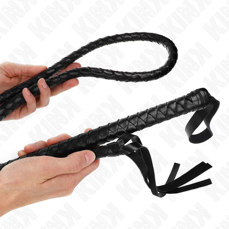 KINK - DŁUGI CZARNY BICZ WĘŻOWY 210 CM
