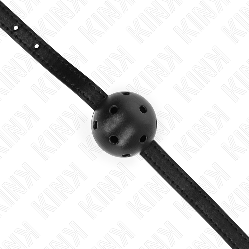 KINK - SIMPLICITY CZARNA ODDYCHAJĄCA KULA GAG 4,5 CM 62 x 1,5 CM
