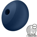 SATISFYER - STYMULATOR I WIBRATOR AIR POWER 4 Z 12 TRYBAMI WIBRACJI, KOLOR NIEBIESKI
