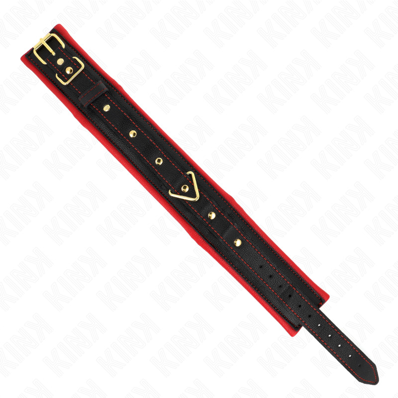KINK - OBROŻA Z GŁADKĄ SMYCZĄ Z TKANINY REGULOWANA 33-48 CM X 5,7 CM