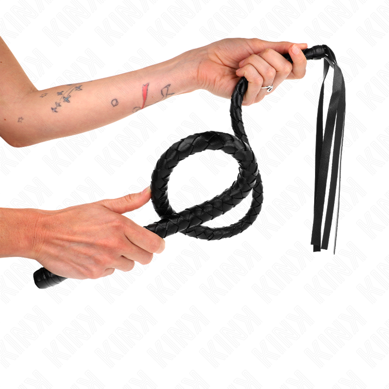 KINK - DŁUGI Bicz Z KORALIKAMI 110 CM