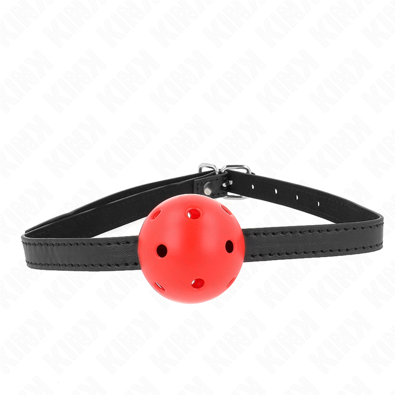 KINK – PROSTOTA CZERWONY ODDYCHAJĄCY KAGANIEC KULKOWY 4,5 CM 62 x 1,5 CM