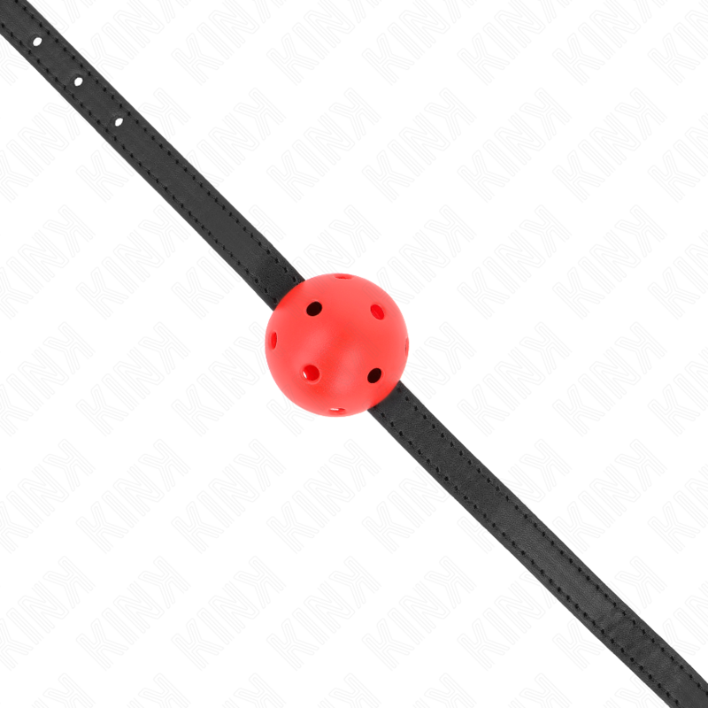 KINK – PROSTOTA CZERWONY ODDYCHAJĄCY KAGANIEC KULKOWY 4,5 CM 62 x 1,5 CM