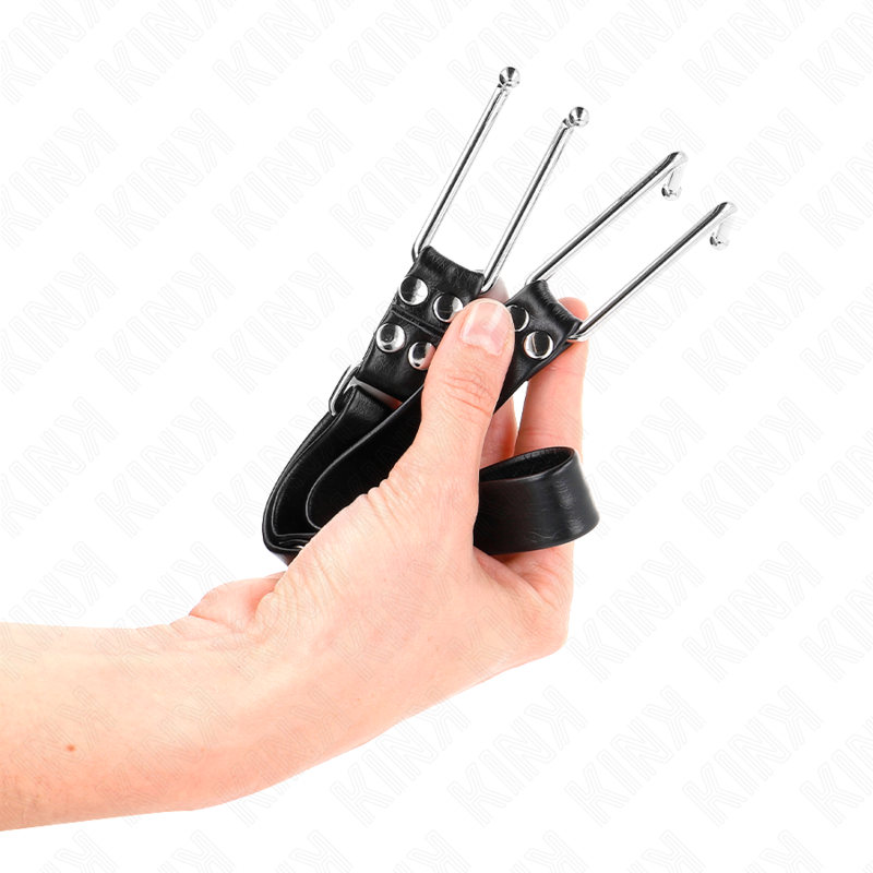 KINK - METALOWY ZAKŁADACZ Z HACZYKIEM REGULOWANY 36-52 CM