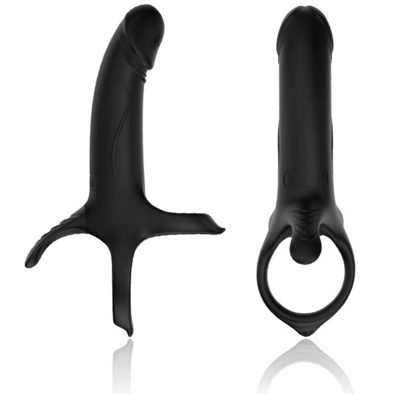 ARMONY - DILDO Z PIERŚCIENIEM I WIBRATOREM CZARNY