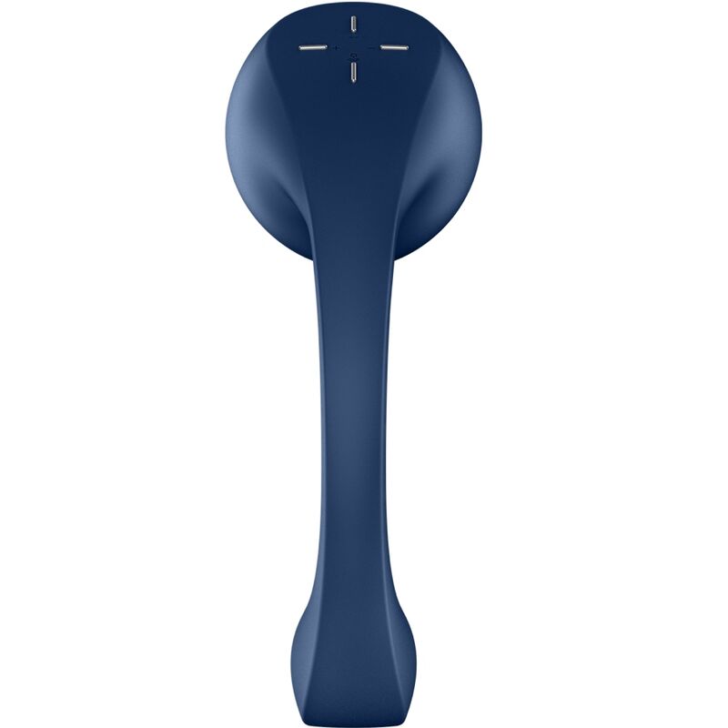 SATISFYER - PRO+ WAVE 4 STYMULATOR PUNKTU G I POWIETRZA Z BEZPŁATNĄ APLIKACJĄ CIEMNONIEBIESKI
