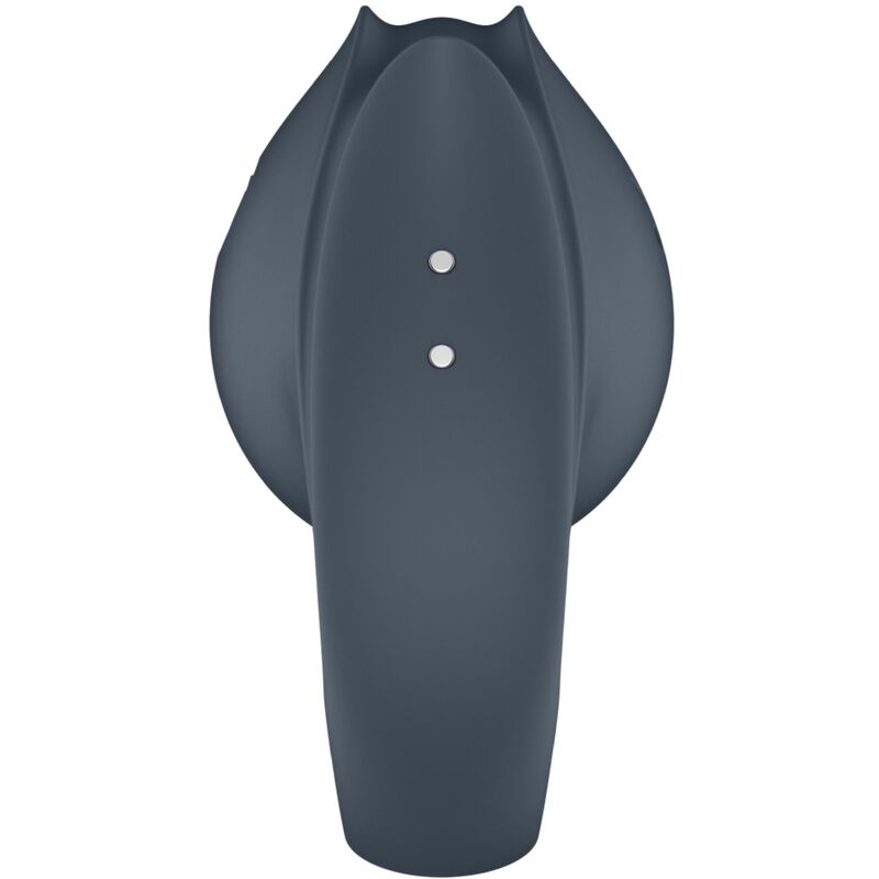 SATISFYER - PERFECT PAIR 2 MULTIWIBRATOR 2 W 1 PIERŚCIEŃ NA PENISA I STYMULATOR NA PALEC SZARY