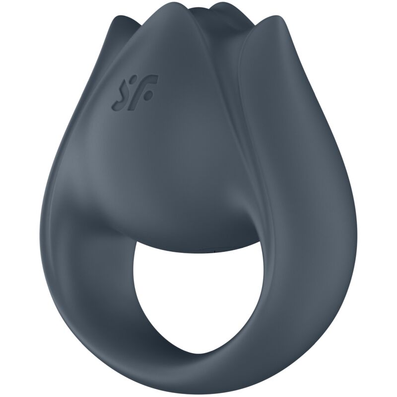 SATISFYER - PERFECT PAIR 2 MULTIWIBRATOR 2 W 1 PIERŚCIEŃ NA PENISA I STYMULATOR NA PALEC SZARY