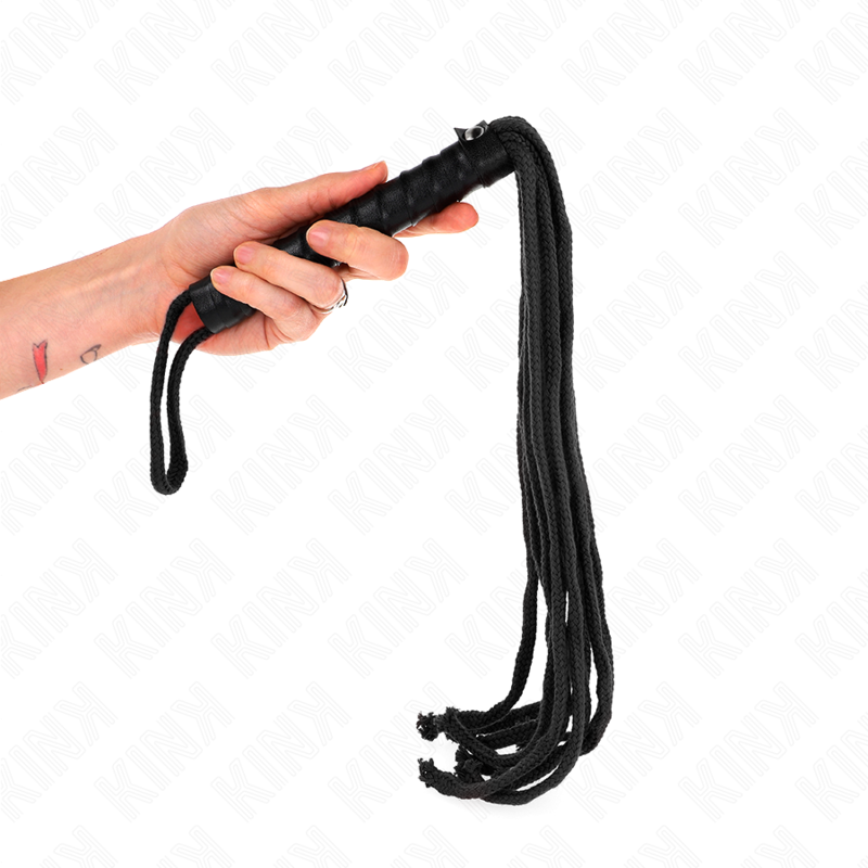 KINK - CZARNY BICZ Z LINY 56 CM