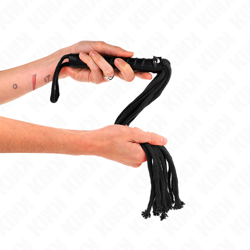 KINK - CZARNY BICZ Z LINY 56 CM