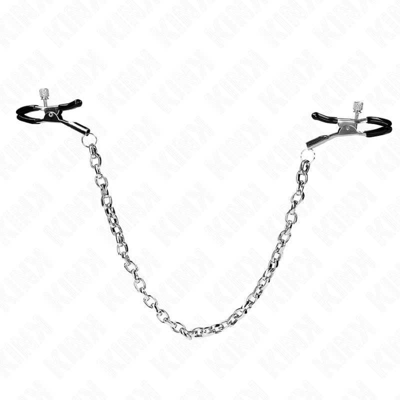 KINK - ZACISKI NA SUTKI GRUBY ŁAŃCUCH 30 CM