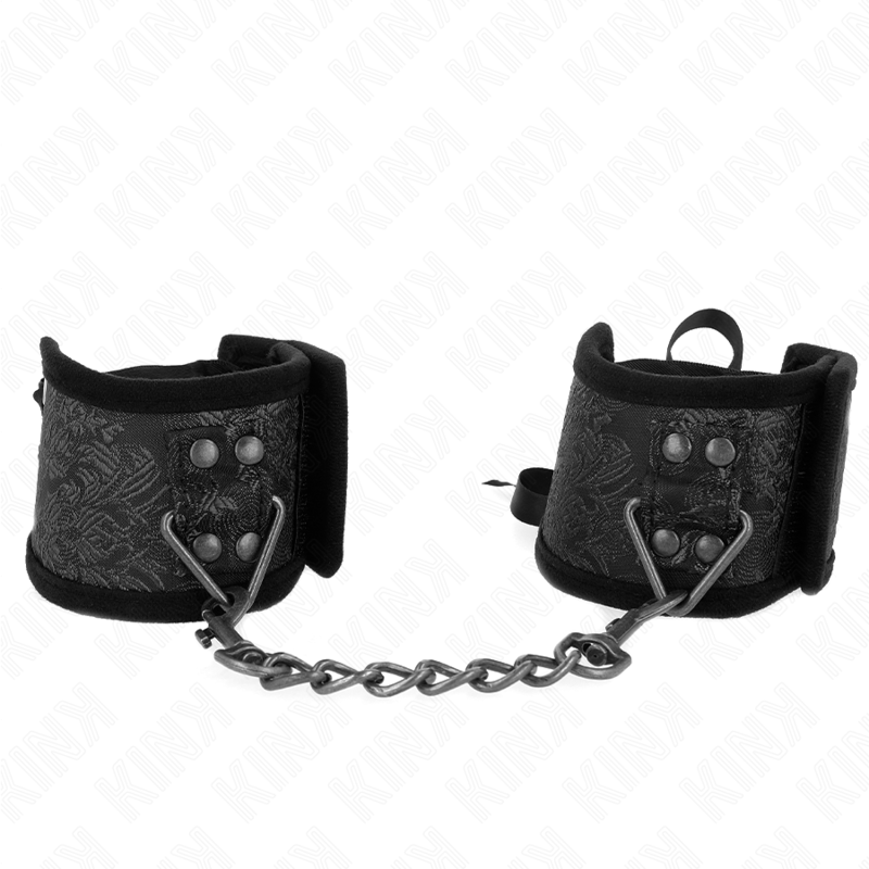 KINK - SCANDAL KAJDANKI NA NADGARSTKI CZARNA KORONKA 24,5 CM X 6,5 CM