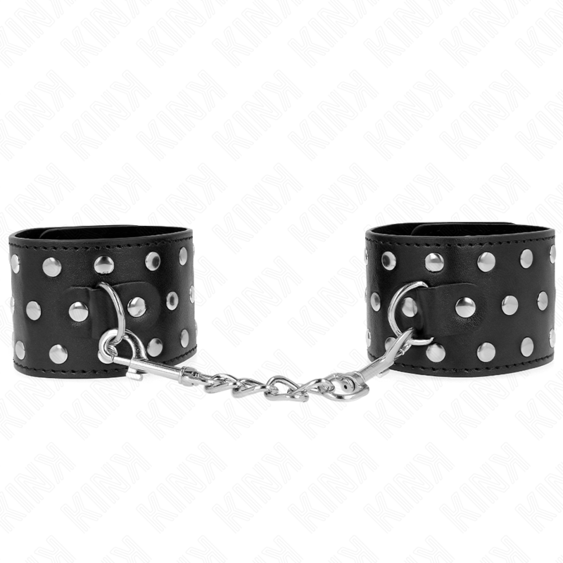 KINK - PUNK KAJDANKI NA NADGARSTKI REGULOWANE 19-24 CM X 5.5 CM