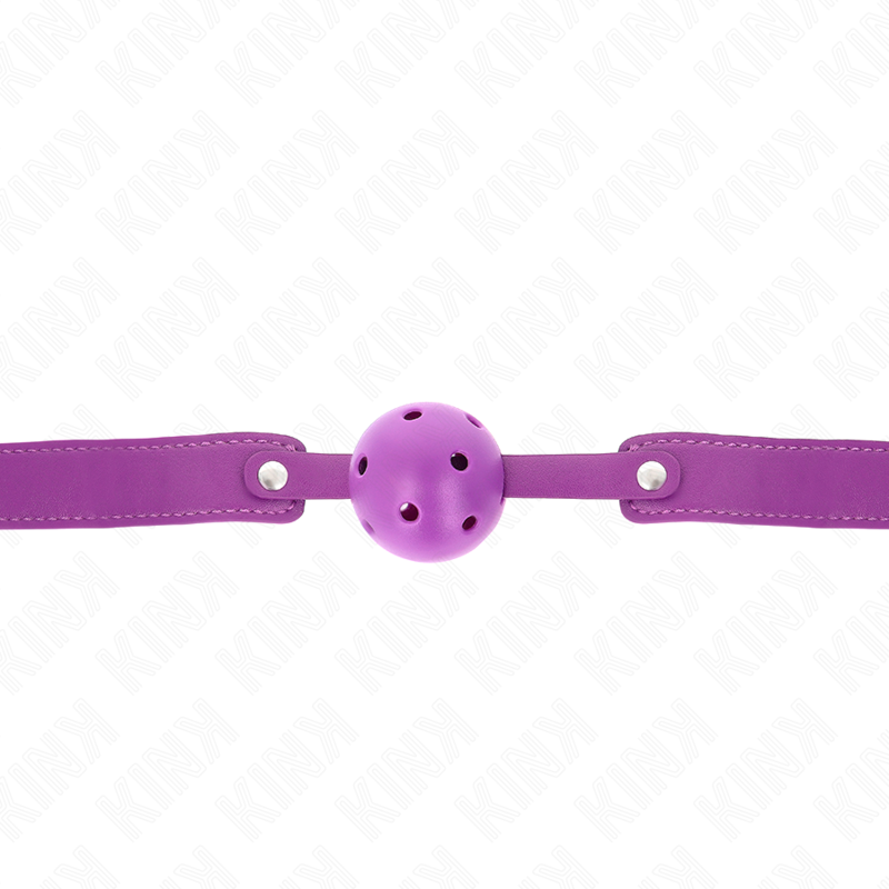 KINK - FIOLETOWA ODDYCHAJĄCA KULA 4,5 CM ZAKRYCIE UST 65 x 2,5 CM