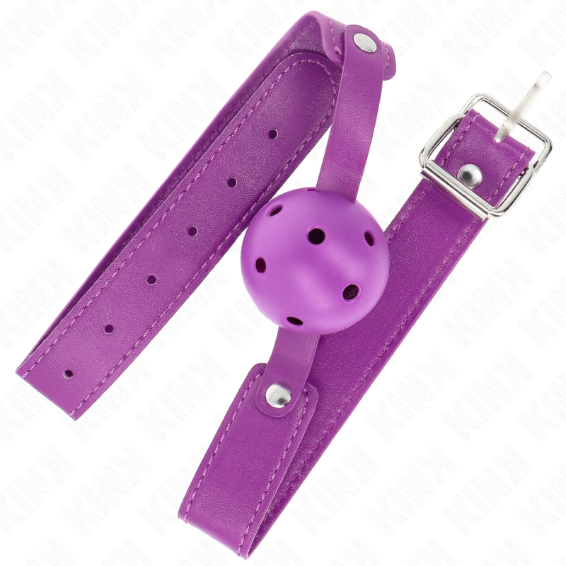KINK - FIOLETOWA ODDYCHAJĄCA KULA 4,5 CM ZAKRYCIE UST 65 x 2,5 CM