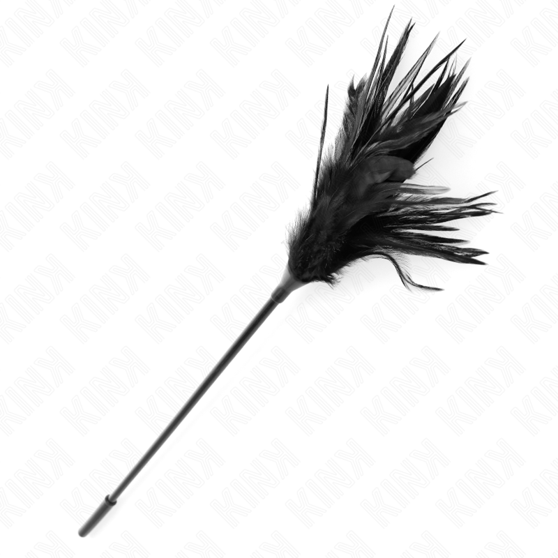 KINK - LICZNE CZARNE PIÓRKA DO ŁASKOTANIA 45 CM
