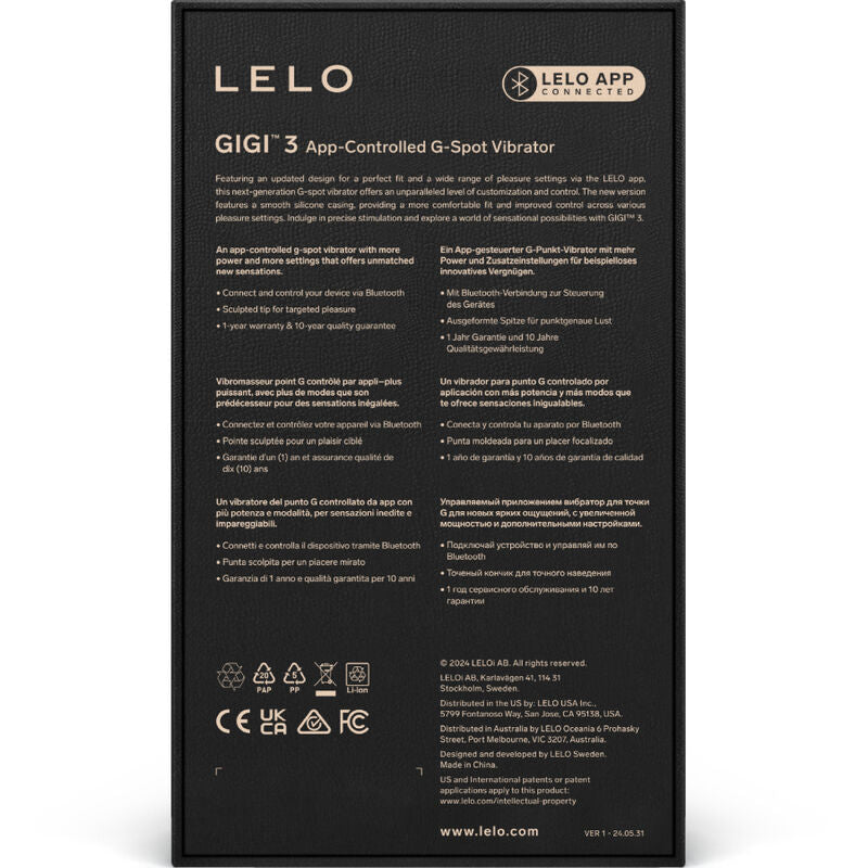 LELO - WIBRATOR PUNKTU G GIGI™ 3 NIEBIESKI