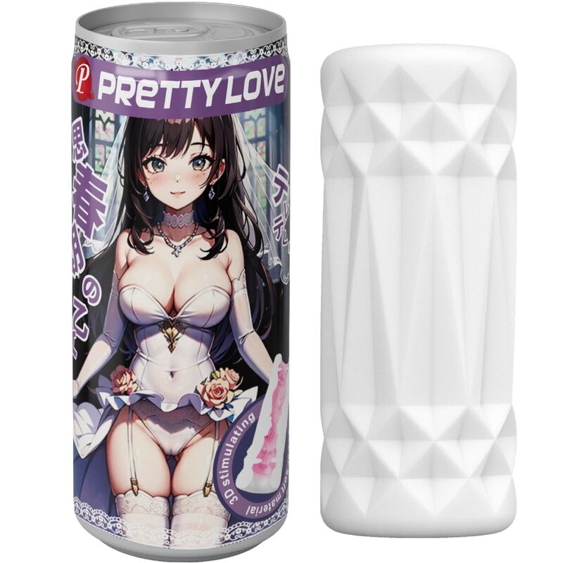 PRETTY LOVE - MĘSKI MASTRUBATOR W KSZTAŁCIE PUSZKI