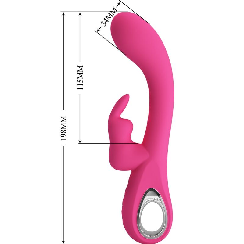 PRETTY LOVE - WIBRATOR KRÓLICZEK NOVAK 12 WIBRACJI RÓŻOWY