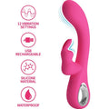 PRETTY LOVE - WIBRATOR KRÓLICZEK NOVAK 12 WIBRACJI RÓŻOWY