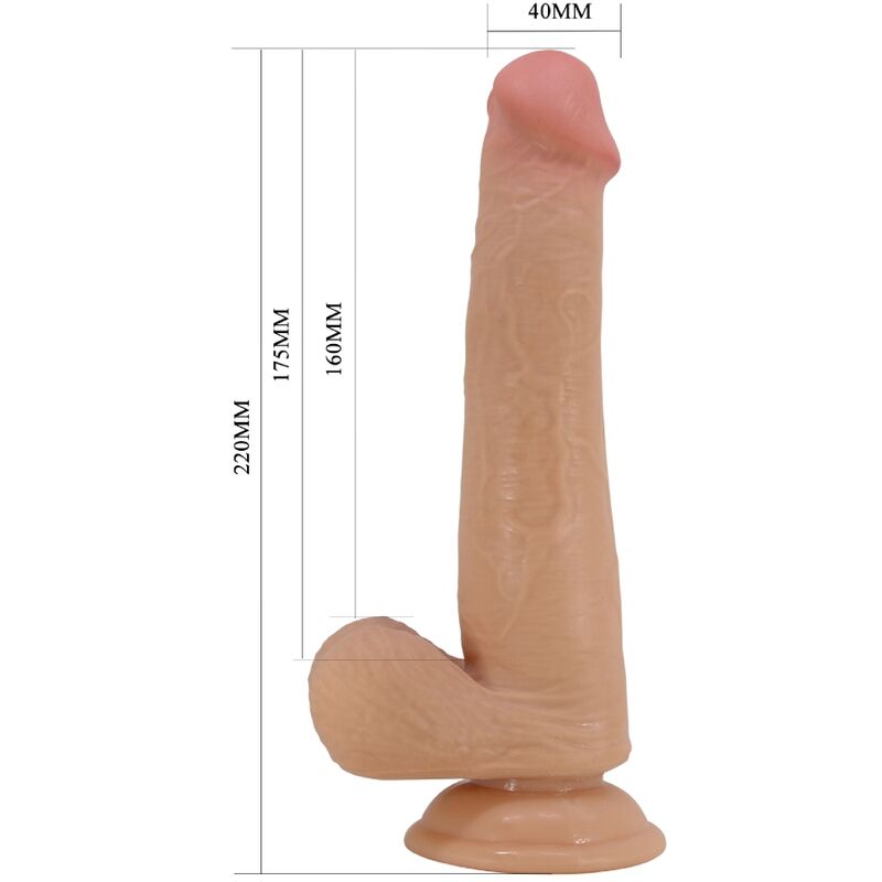 PRETTY LOVE - REALISTYCZNE DILDO TALLEN 22 CM CIELESNE
