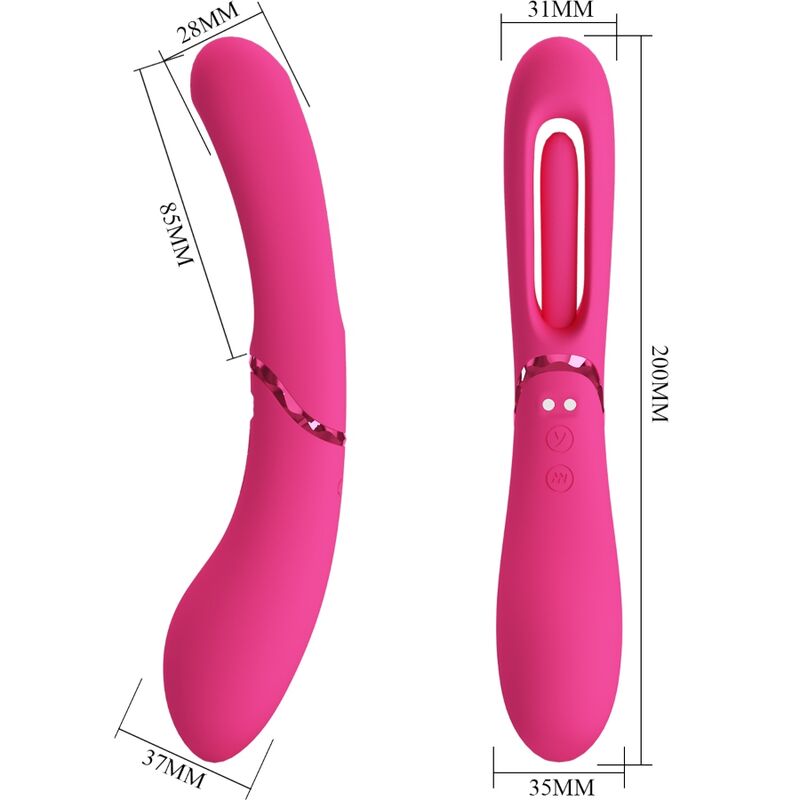 ROMANCE - WIBRATOR PUNKTU G LEXIE, 7 WIBRACJI, RÓŻOWY