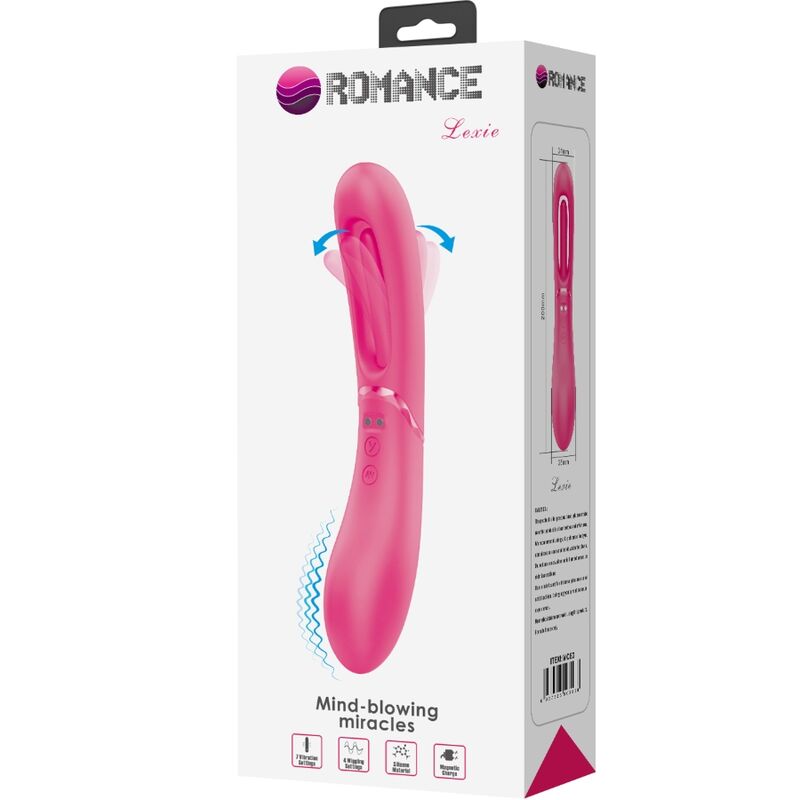 ROMANCE - WIBRATOR PUNKTU G LEXIE, 7 WIBRACJI, RÓŻOWY