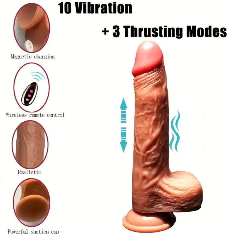 ARMONY – REALISTYCZNE WIBRUJĄCE DILDO Z MOŻLIWOŚCIĄ ŁADOWANIA